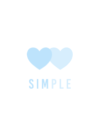 SIMPLE HEART 3 (L)  - WHxPASTEL 001