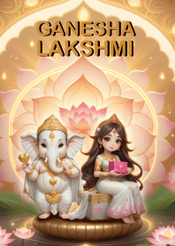 Ganesha-Lakshmi wealth Luck