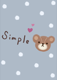 Simple and cute teddy bear2.
