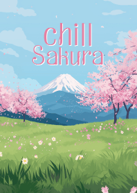 chilling sakura park