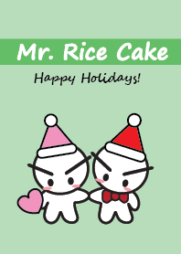Rice cake man - Happy Holidays!