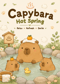Capybara Duck Hot Spring