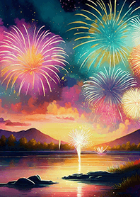 Beautiful Fireworks Theme#907