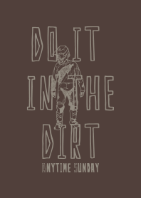 off-road bike Beige. in the dirt
