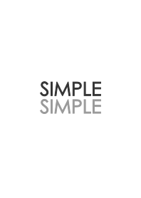 SIMPLE(white gray)V.1861