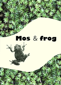 Moss and frog