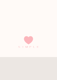 SIMPLE(beige pink)V.1095b