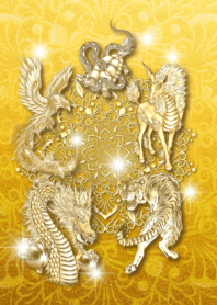 全運気アップ☆五神獣＆Gold曼荼羅