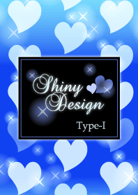 Shiny Design Type-I Blue Heart