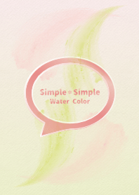シンプル シンプル /水彩/春色 1