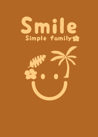Smile & tropical Autumn leaf