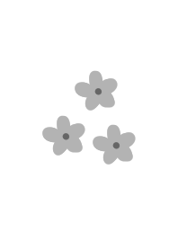 A stylish gray flower.