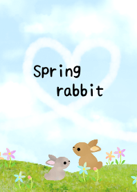 Spring rabbits theme
