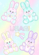 ゆめかわいい パステルファンシーうさぎ Line 着せかえ Line Store ゆめかわいい パステルファンシーうさぎ Line 着せかえ Line Store