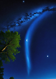 Bright Moon and Dawn 608C90