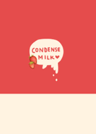 Do not get tired of theme.condensed milk