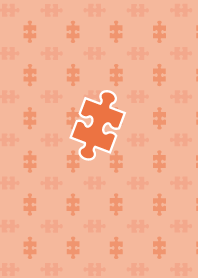 Jigsaw puzzle piece simple red