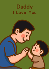 Dear Dad, I love you(Matcha green)