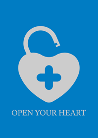 OPEN YOUR HEART Blue