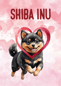 black shiba inu InLove Theme