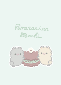 Pomeranian Mochi -Chocolate mint-