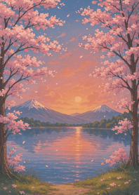 Snowy Village Morning Sunroad