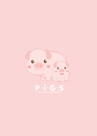 Fat Pigs Universe Soft Pink