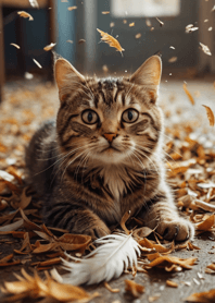 Cats run wild #JYVbB011.