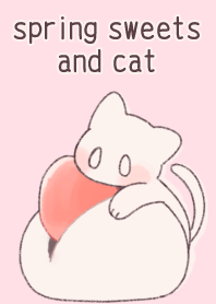 permen musim semi dan kucing