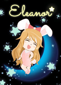 Eleanor - Bunny girl on Blue Moon
