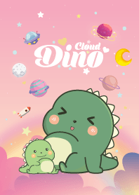 Dino Cloud Galaxy Pink