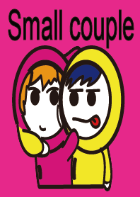 Cute pink couple