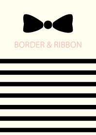 BORDER & RIBBON -Black 9-