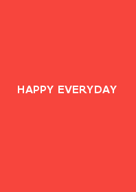 HAPPY EVERYDAY(JP)moji RED