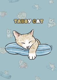 creamtabby2 / water blue .jp