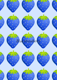 Refreshing blue strawberry