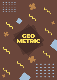 Geometric Spice Brown