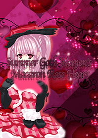Summer Goth Women's Macaron Rose Heart