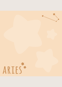 Aries Sign'Orange'