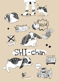 Shi-chan is lop-ear !!