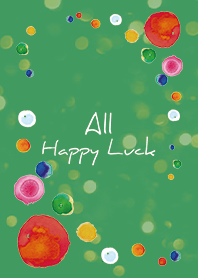 Green : Watercolor all luck