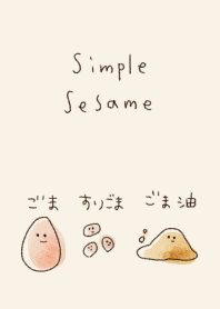 simple sesame beige.