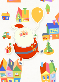 Balloon Santa