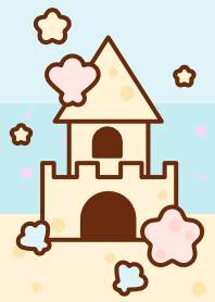 Pastel sand castle 19