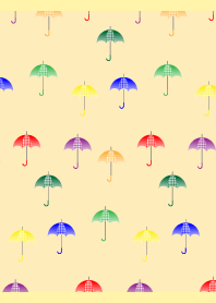 素敵な雨の日03 薄い黄色