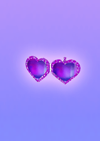 Heart Mirror Purple