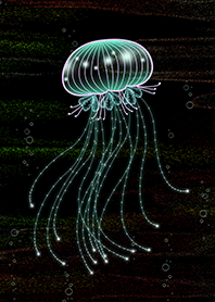 fantastic dream green jellyfish
