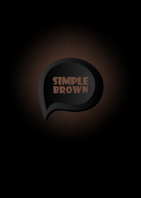 Brown Button In Black
