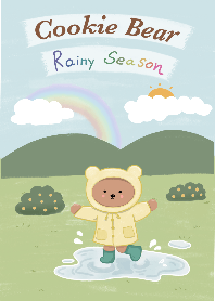 Cookie Bear in the Rainy Season