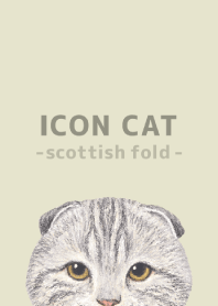 ICON CAT - Scottish fold - PASTEL YE/04